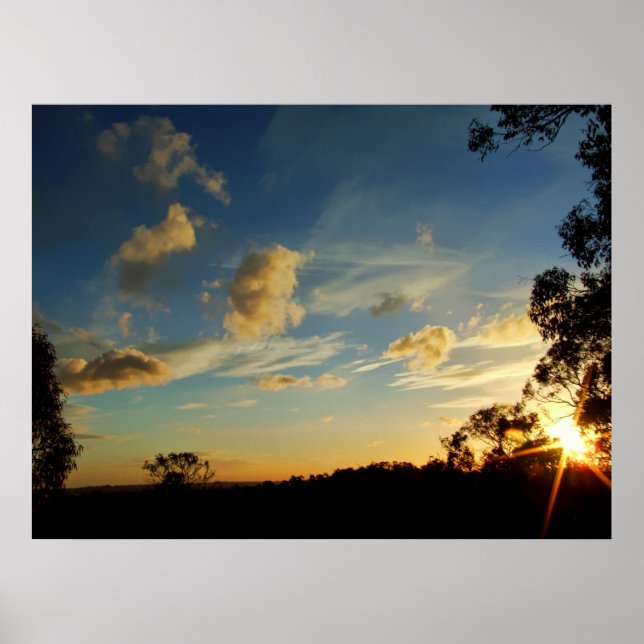 Póster Skyscape Sparkle Poster (Frente)