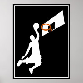 Póster Slam Dunk Baloncestista