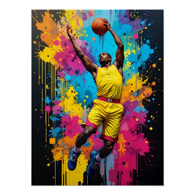 Póster Slam Dunk: Basketball Graffiti (Anverso)