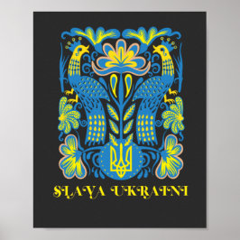 Póster Slava Ukraini