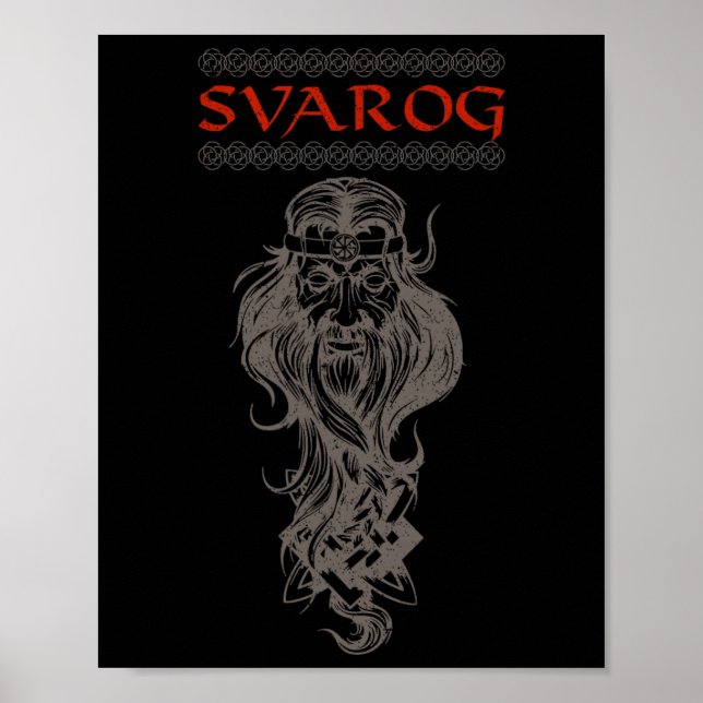 Póster Slavic Celestial Being Craftsmanship Pagan Slavs P (Frente)