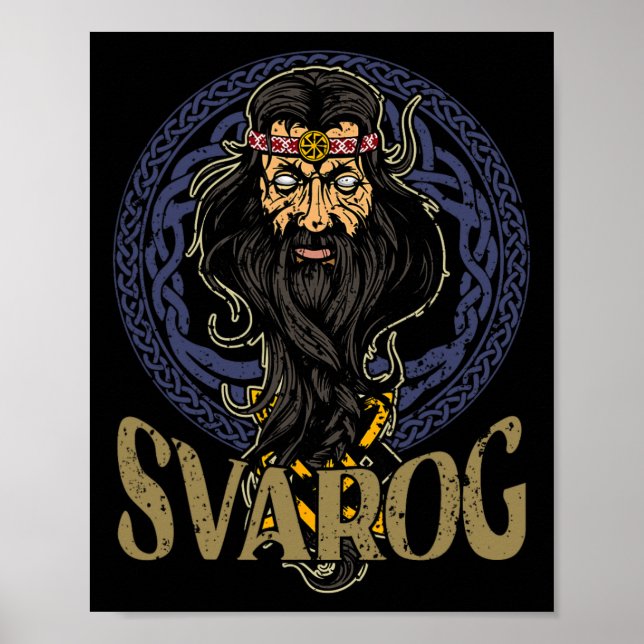 Póster Slavic Celestial Being Craftsmanship Pagan Slavs P (Frente)