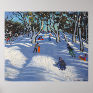 Póster Sledging en Ladmanlow 2012