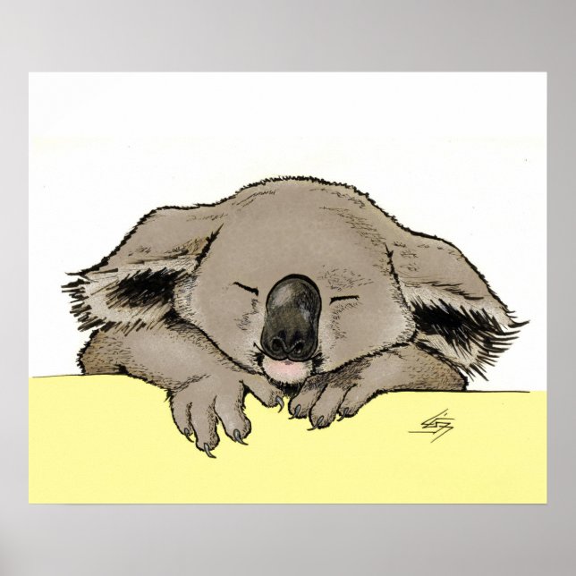 Póster Sleeping koala (Frente)