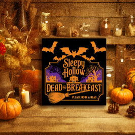 Póster Sleepy Hollow Dead and Breakfast Halloween