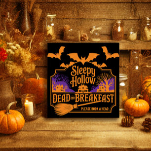 Póster Sleepy Hollow Dead and Breakfast Halloween