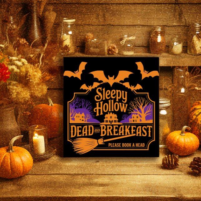 Póster Sleepy Hollow Dead and Breakfast Halloween (Subido por el creador)