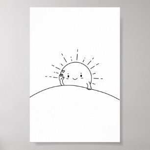 Póster Sleepy Sun Says Hi