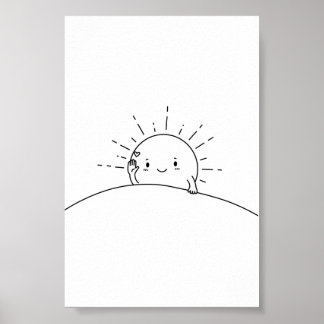 Póster Sleepy Sun Says Hi