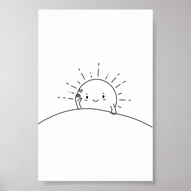 Póster Sleepy Sun Says Hi (Frente)