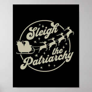 Póster Sleigh Las Navidades Feministas Del Patriarcado