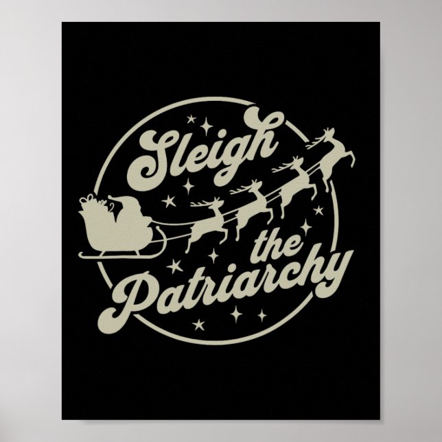 Póster Sleigh Las Navidades Feministas Del Patriarcado (Frente)