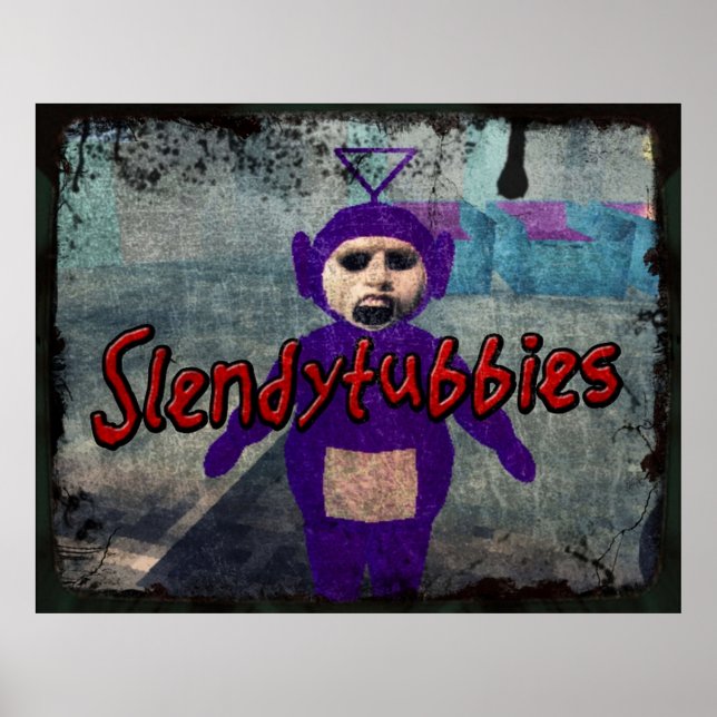 Póster Slendytubbies - Diseño 1 (Frente)