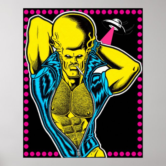 Póster "Slick Nick"/Cartel de Marquee (Frente)