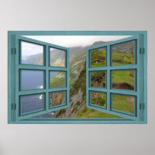 Póster Slieve League Cliffs 6 Panel Abrir Poster de venta