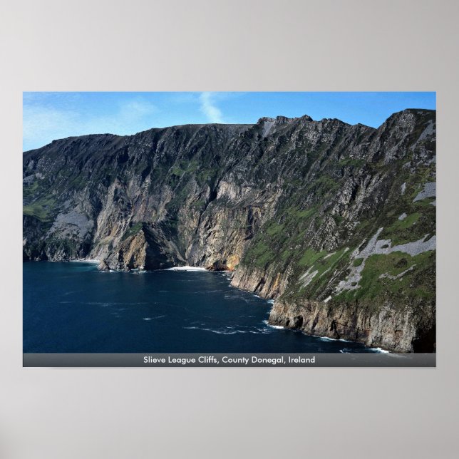 Póster Slieve League Cliffs, condado de Donegal, Irlanda (Frente)