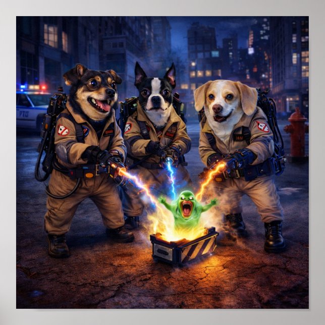 Póster "Slimer is Toast" (Frente)