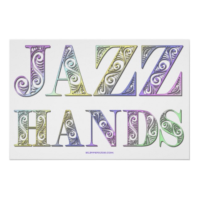 Póster SlipperyJoe's musical de Broadway Jazz Hands queer (Anverso)