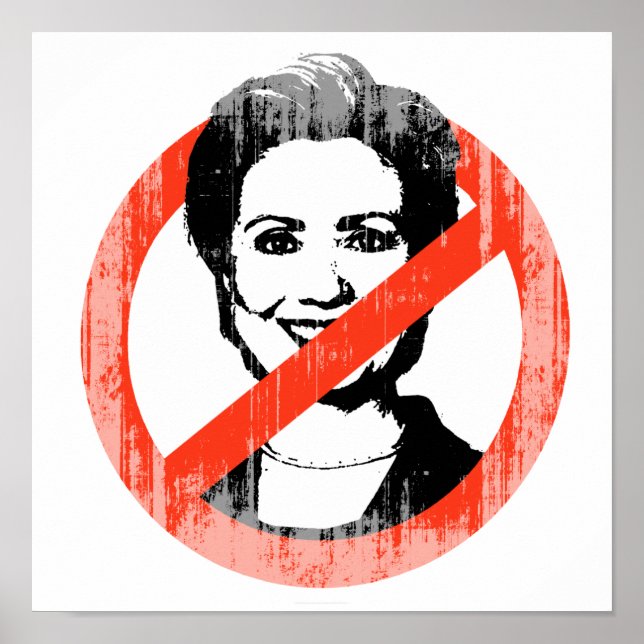 Póster SLOGAN ANTI HILLARIA Faded.png (Frente)