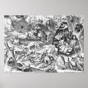 Póster Sloth (Desidia), Los Siete Pecados Mortales