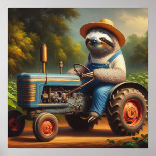 Póster Sloth Farmer