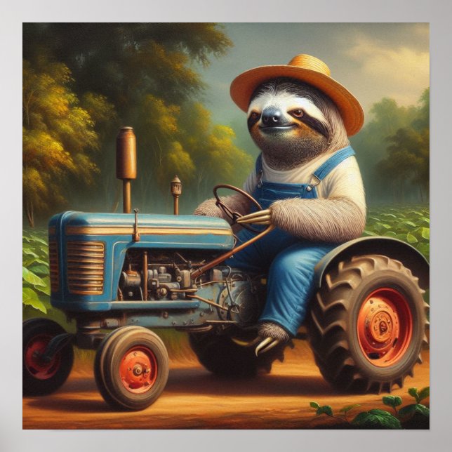Póster Sloth Farmer (Frente)