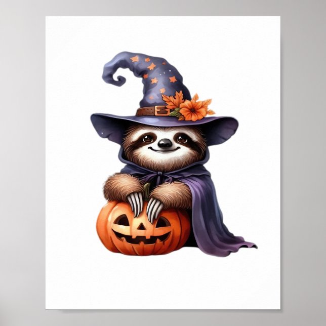 Póster Sloth Halloween Outfit Classic T-Shirt (Frente)