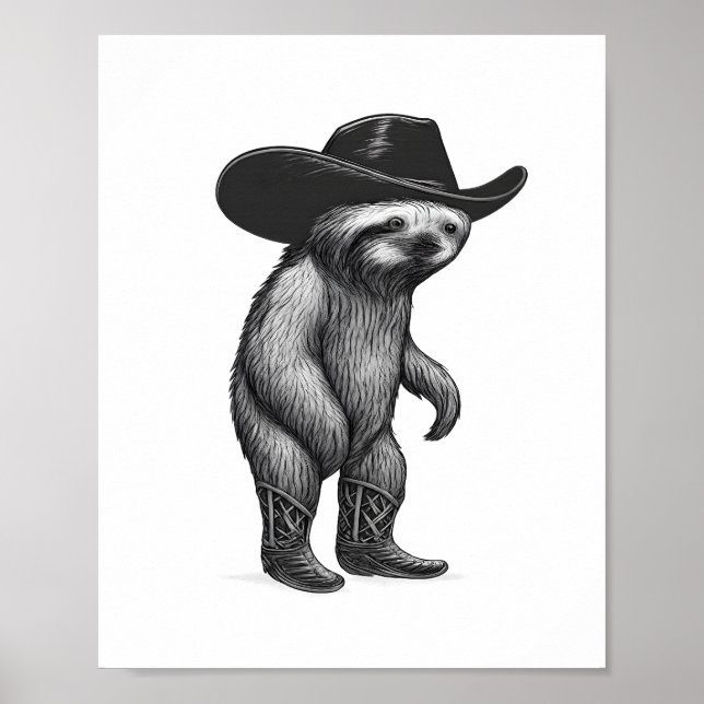 Póster Sloth Howdy Sloth (Frente)