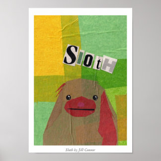 Póster Sloth por Jill Connor