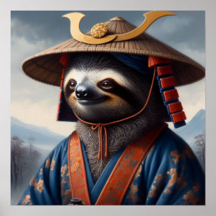 Póster Sloth Samurai