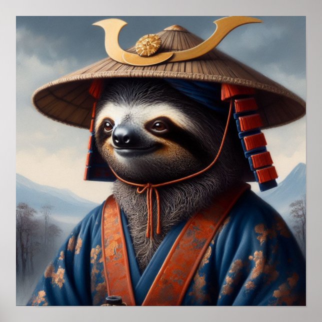 Póster Sloth Samurai (Frente)