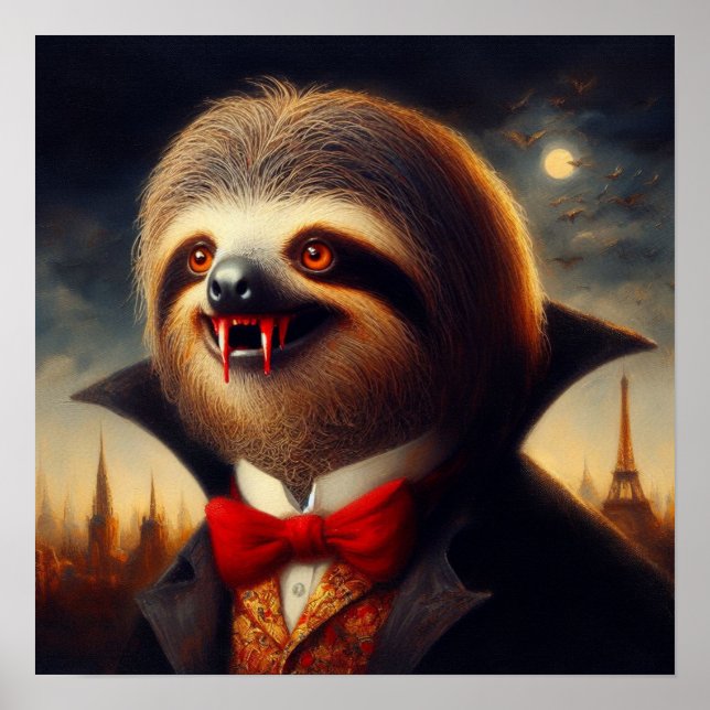 Póster Sloth Vampire (Frente)