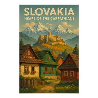 Póster Slovakia – Heart of the Carpathians