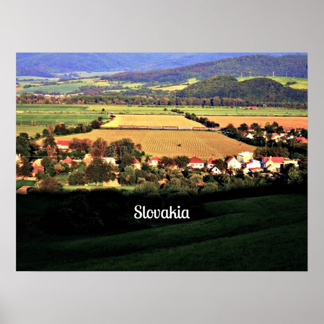 Póster Slovakia picturesque landscape (Frente)