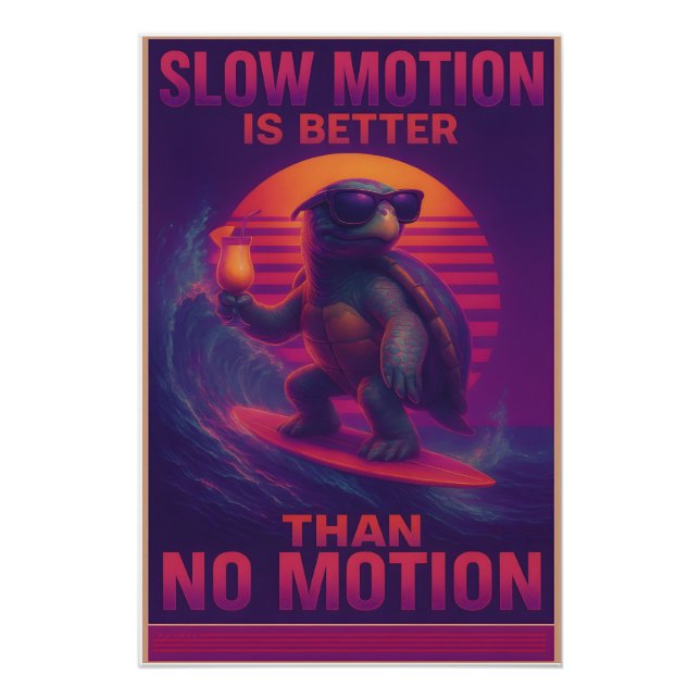 Póster Slow is the New Fast (Anverso)