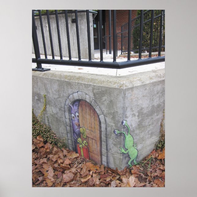 Póster sluggo de regalo de provocación (Frente)