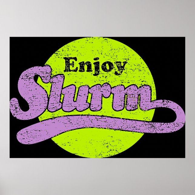 Póster Slurm TShirt (Frente)