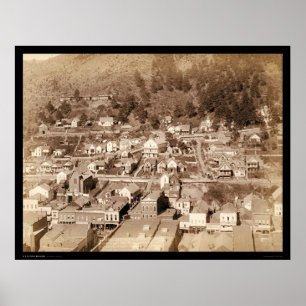 Póster Small City of Deadwood SD 1887