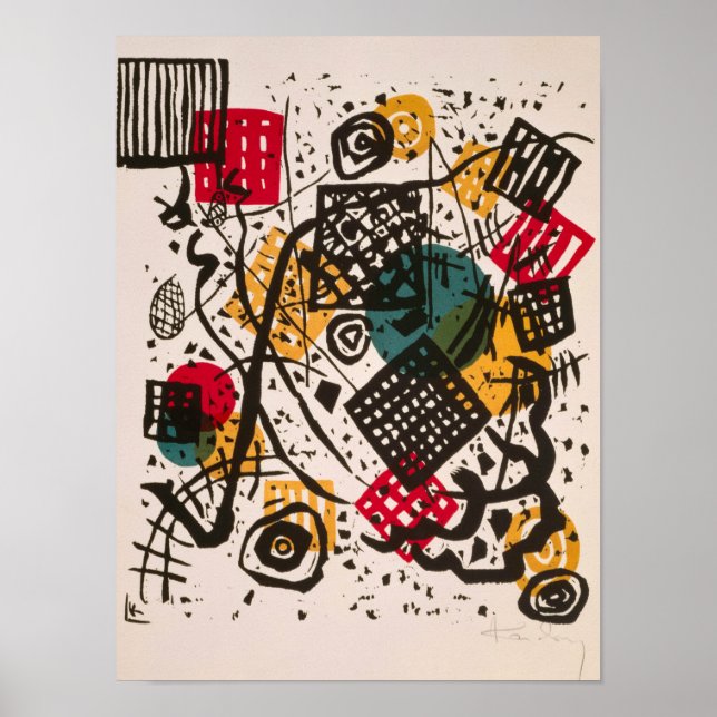 Póster Small Worlds V, 1922 by Wassily Kandinsky (Frente)