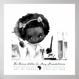 Póster Smart Black Kid