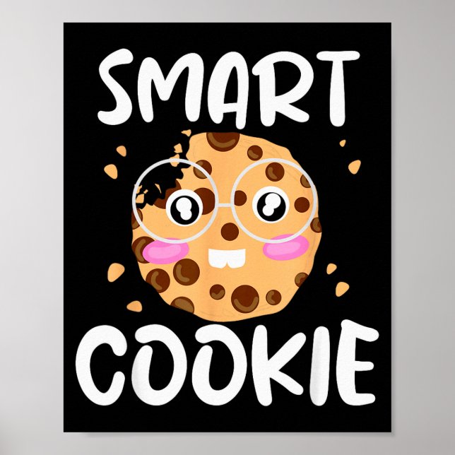 Póster Smart Cookie - Funny Idiom Joke Tee  (Frente)