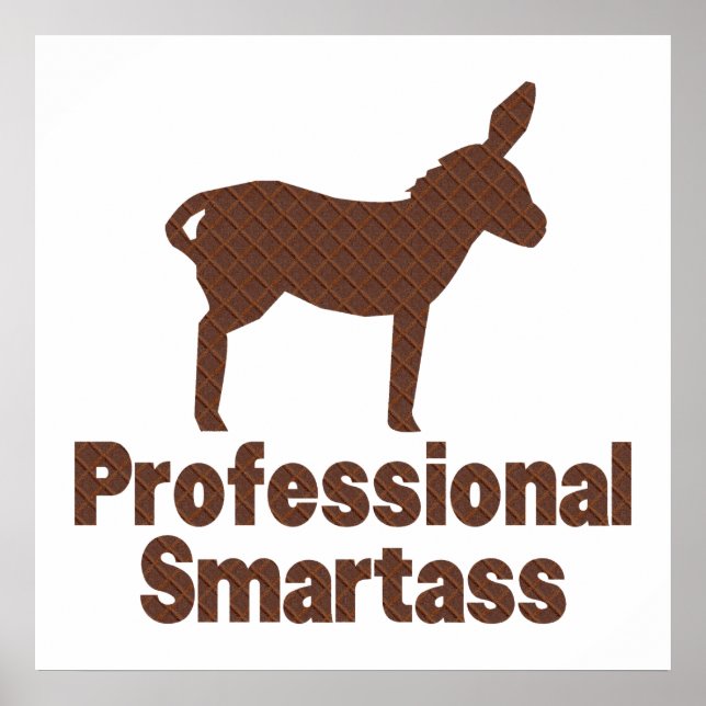 Póster Smartass profesionales (Frente)