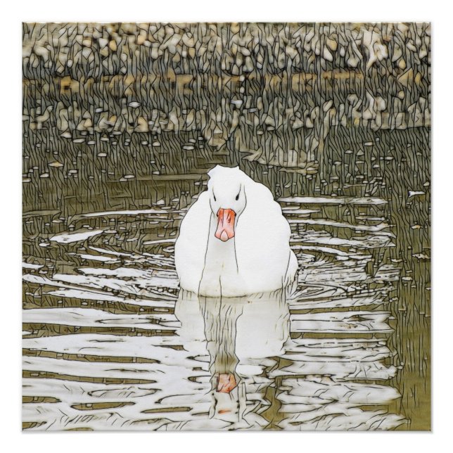 Póster SmartMix Animal- Swan (Anverso)
