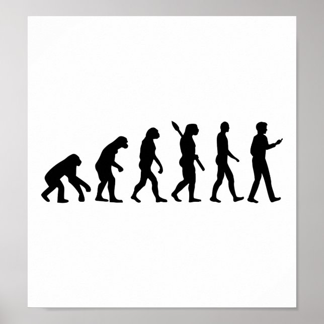 Póster Smartphone de celda de evolución (Frente)