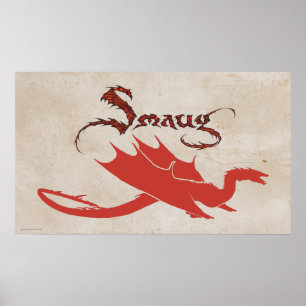 Póster SMAUG™ Silhouette & Name