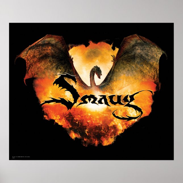 Póster SMAUG™ sobre Laketown (Frente)