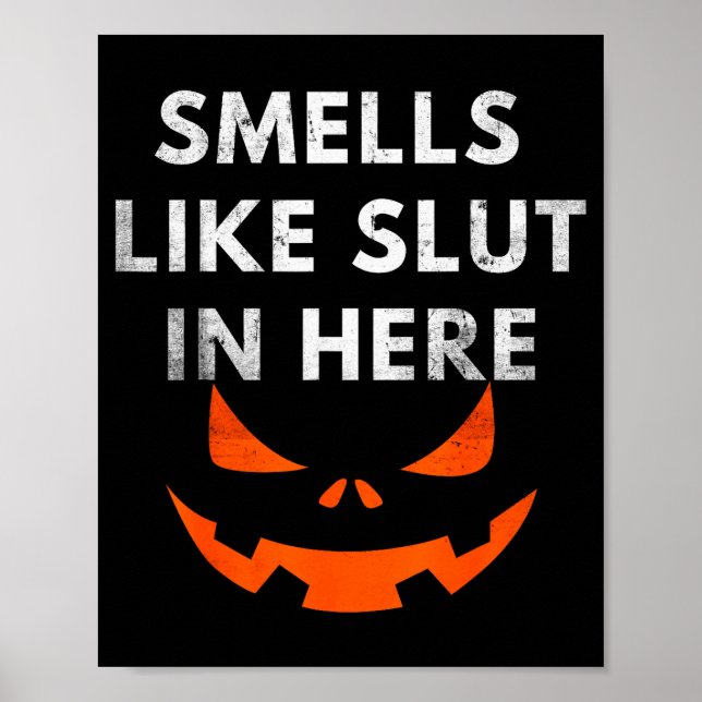 Póster Smells Like In Here, Offensive Humor, Funny Hallow (Frente)