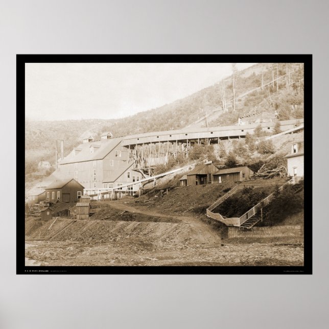 Póster Smet Gold Stamp Mill Central City SD 1888 (Frente)
