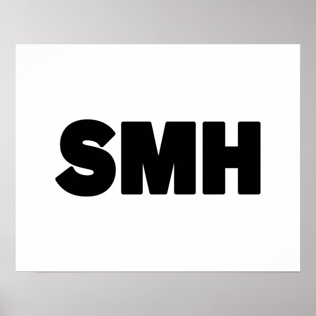 Póster SMH | Jerarquí de texto (Frente)