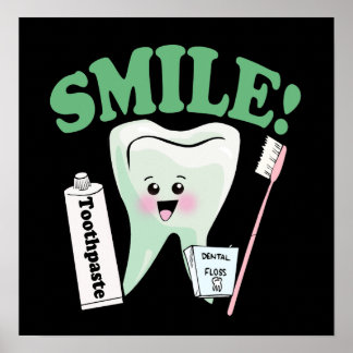 Póster Smile Dentist Office Art